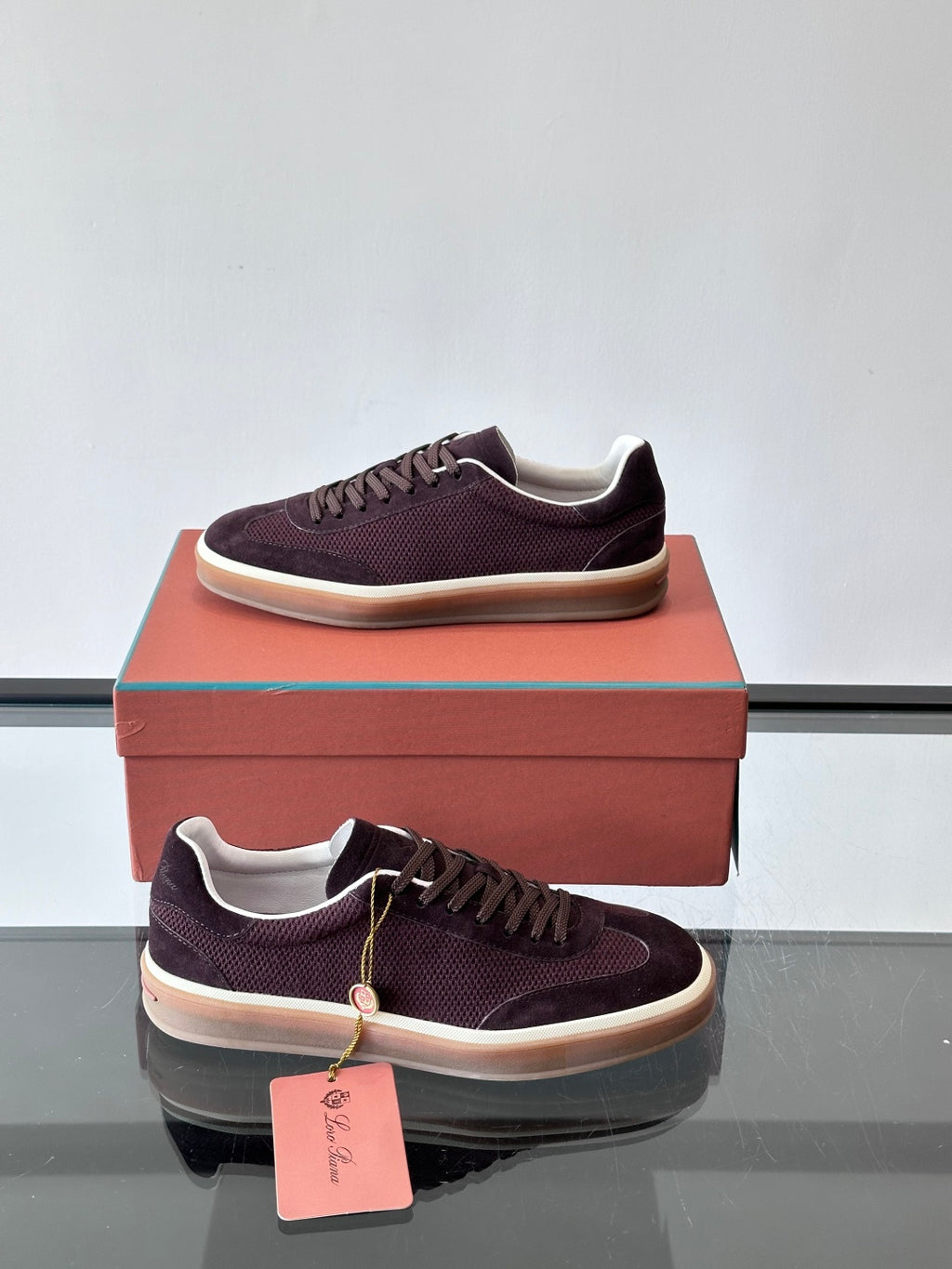 Loro Piana - 360 LP Flexy Walk Sneaker in Suede and Knit