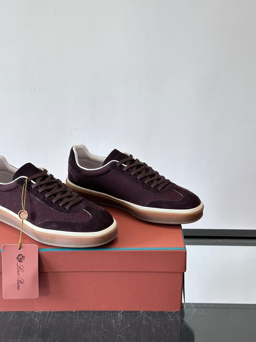 Loro Piana - 360 LP Flexy Walk Sneaker in Suede and Knit