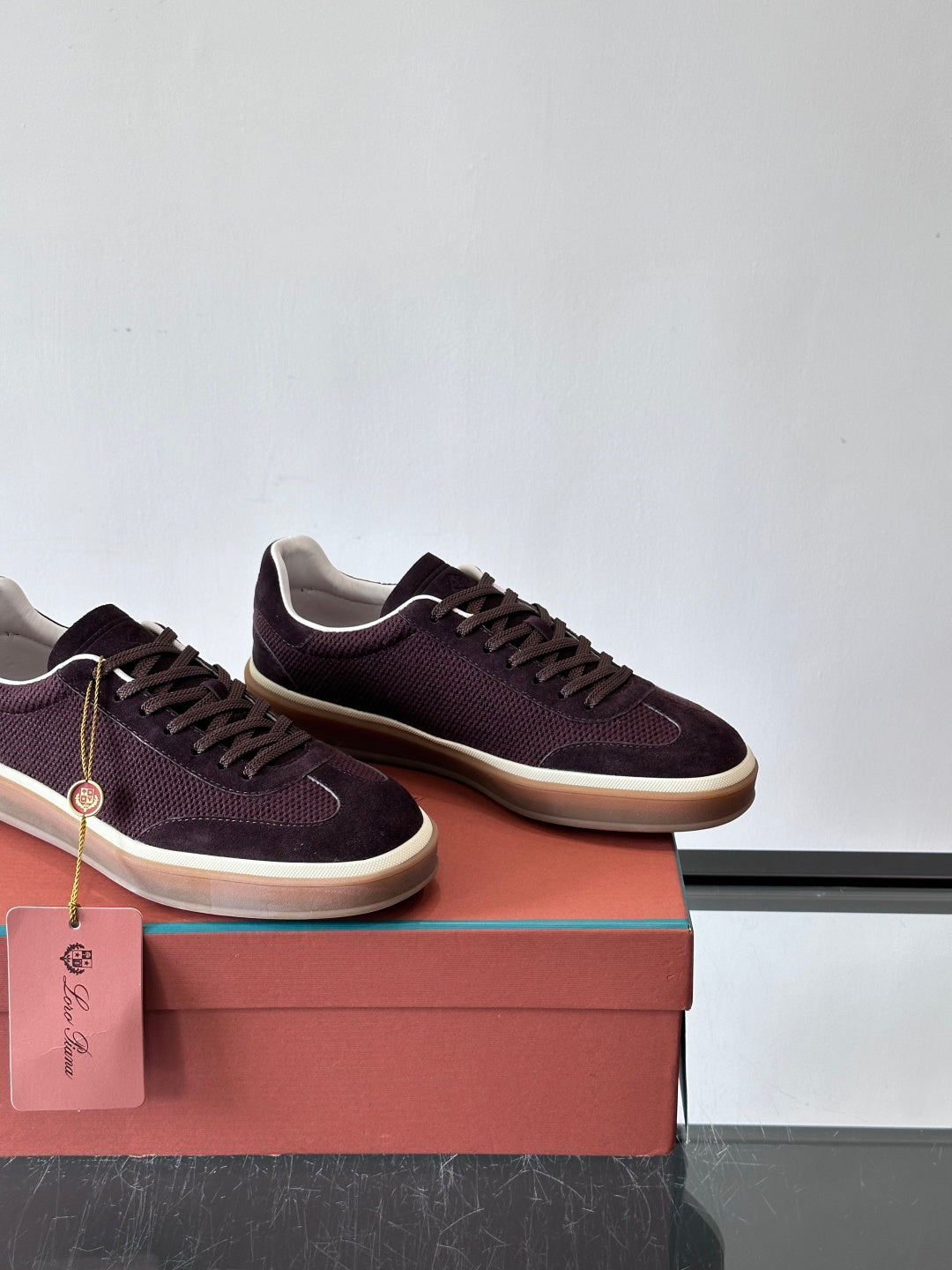 Loro Piana - 360 LP Flexy Walk Sneaker in Suede and Knit