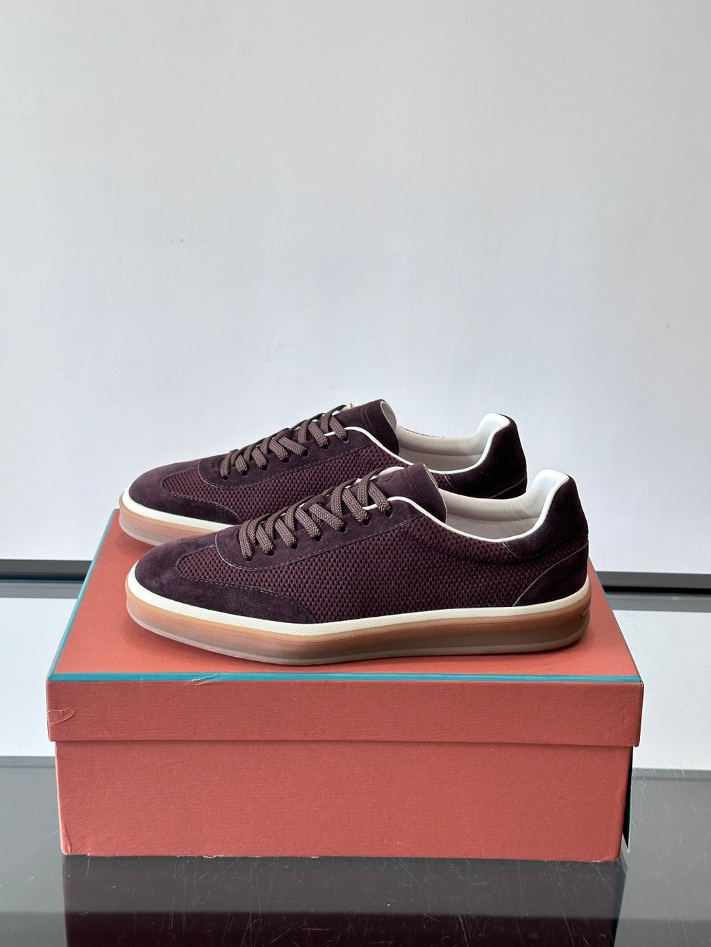Loro Piana - 360 LP Flexy Walk Sneaker in Suede and Knit