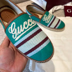 Gucci - Logo Embroidered Canvas Espadrilles