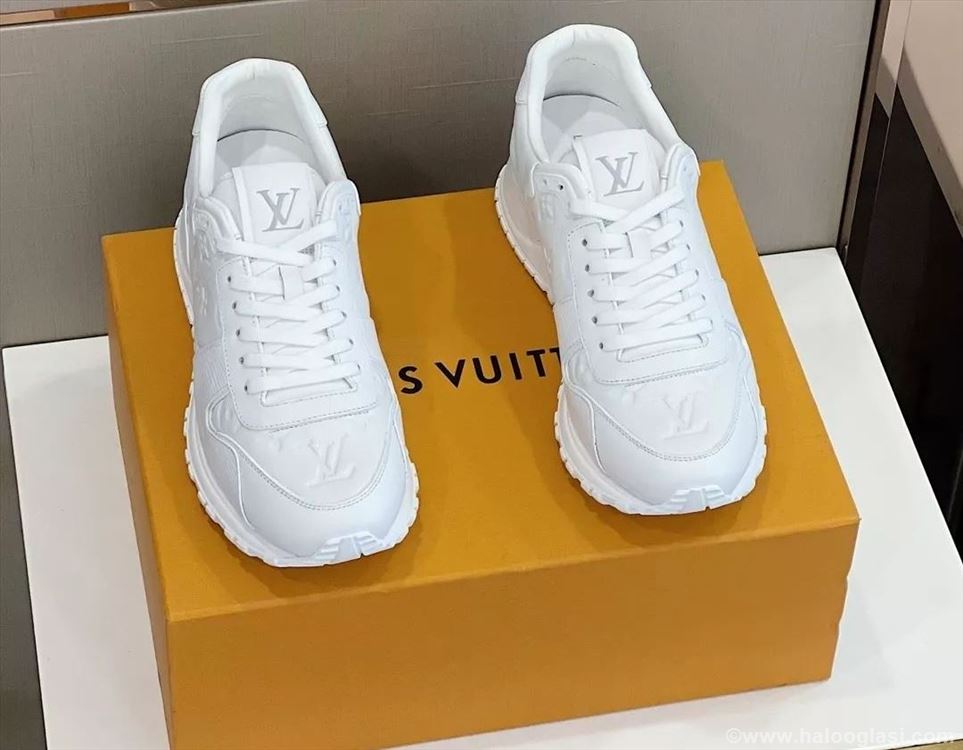 Louis Vuitton - Run Away Sneaker in Monogram Embossed Leather