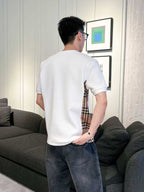 Burberry - Check Panel Logo T-Shirt