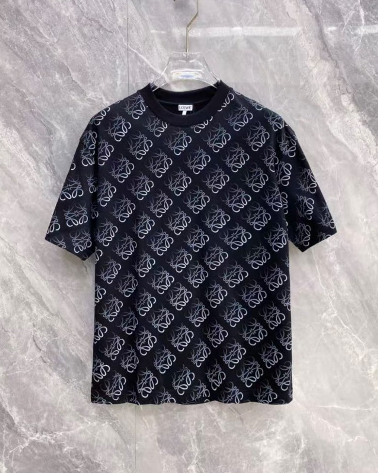 Loewe - Anagram All-Over Print T-Shirt in Black