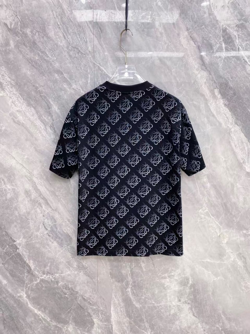 Loewe - Anagram All-Over Print T-Shirt in Black