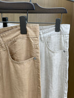 Loro Piana - Slim-Fit Cotton & Silk Blend Trousers