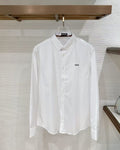 Zegna - Embroidered Logo Button-Down Shirt