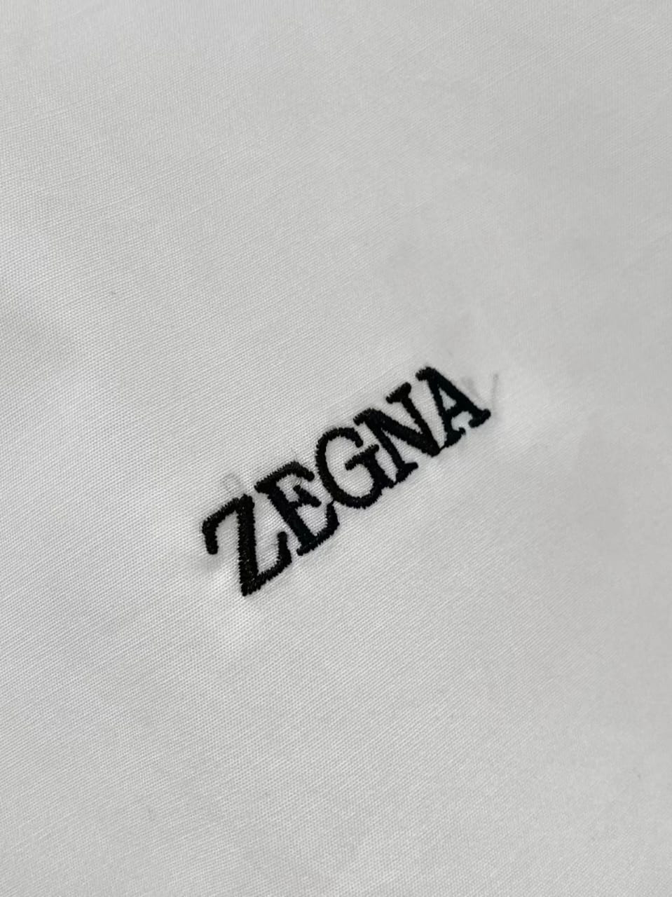 Zegna - Embroidered Logo Button-Down Shirt