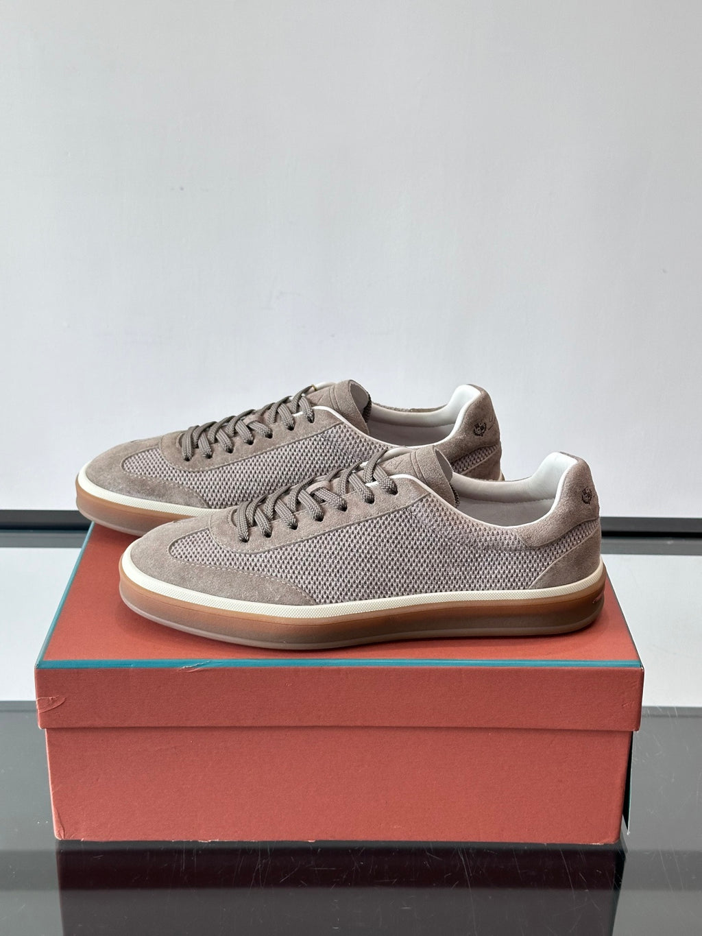 Loro Piana - Nuages Suede & Mesh Sneakers