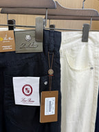 Loro Piana - Slim-Fit Cotton & Silk Blend Trousers