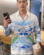 Casablanca - L'Arche de Noé Silk Shirt