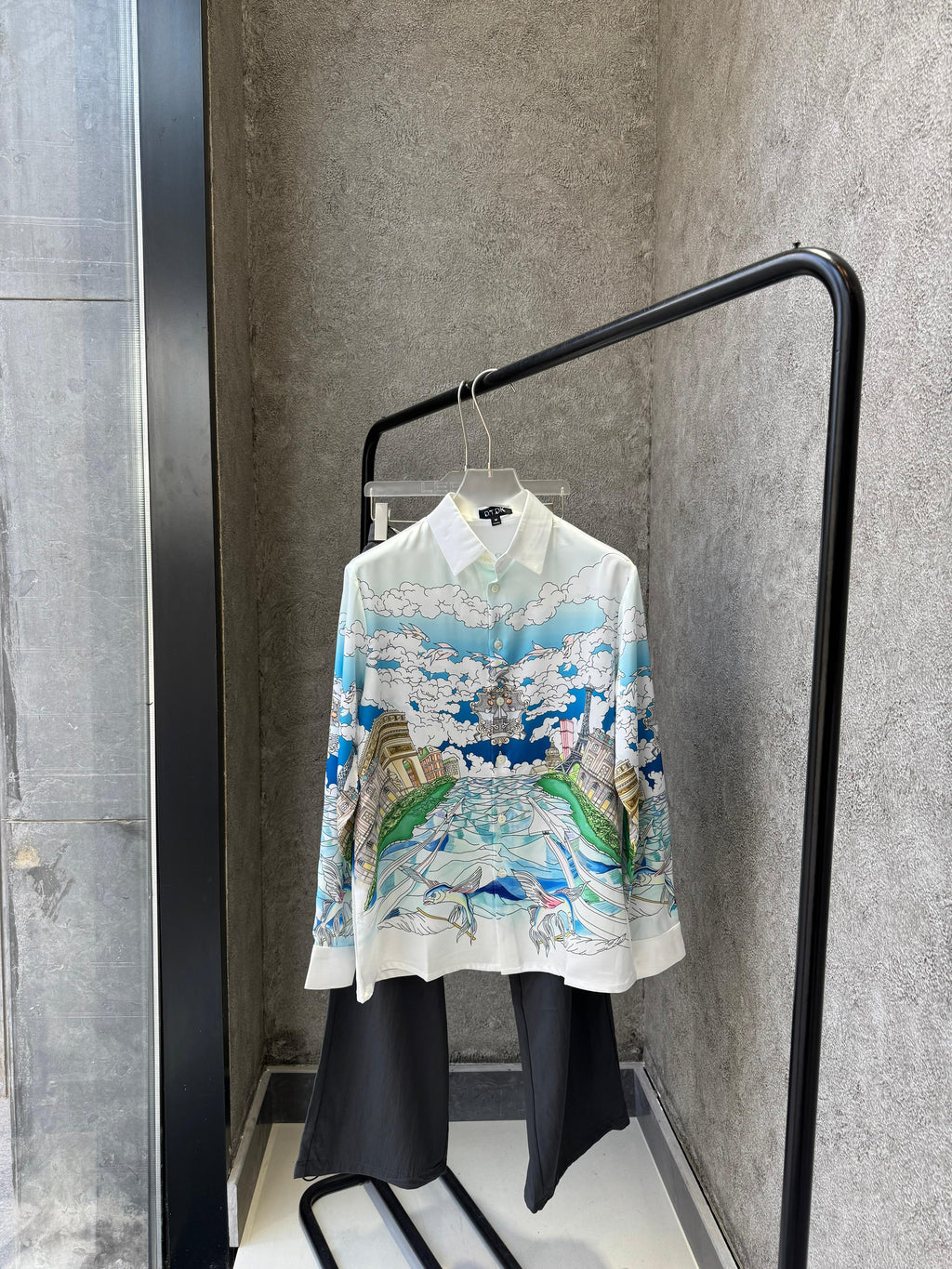 Casablanca - L'Arche de Noé Silk Shirt
