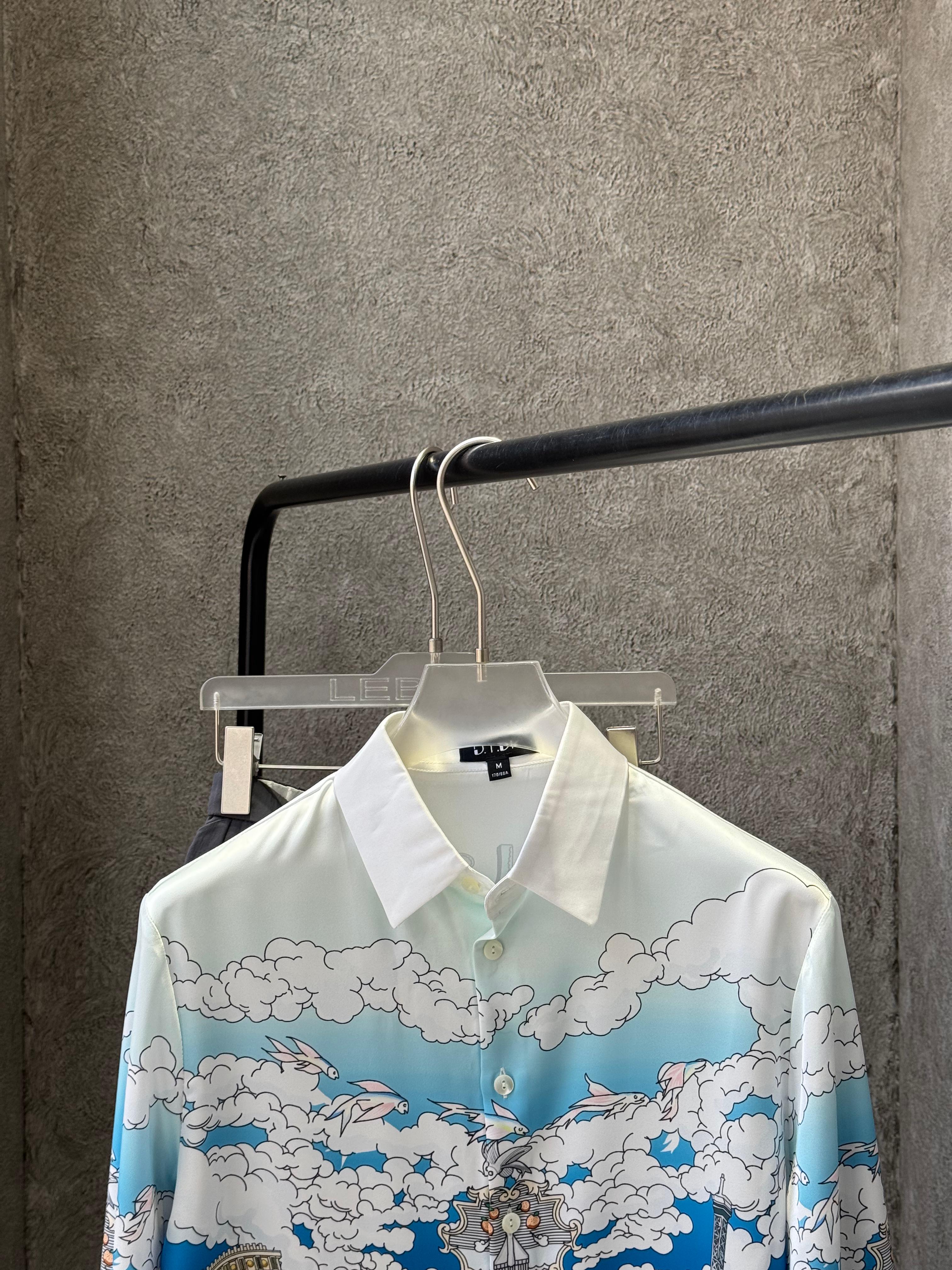 Casablanca - L'Arche de Noé Silk Shirt