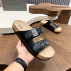 Balenciaga - x Scholl Pescura Slide Sandals