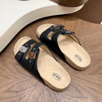 Balenciaga - x Scholl Pescura Slide Sandals