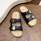 Balenciaga - x Scholl Pescura Slide Sandals
