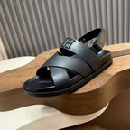 Hermès - Chypre Sandal in Matte Black