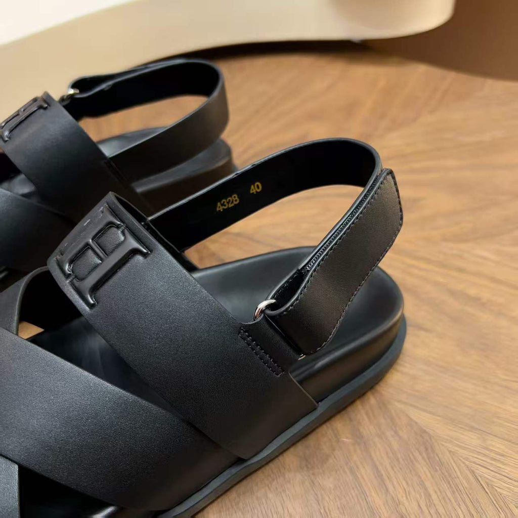 Hermès - Chypre Sandal in Matte Black