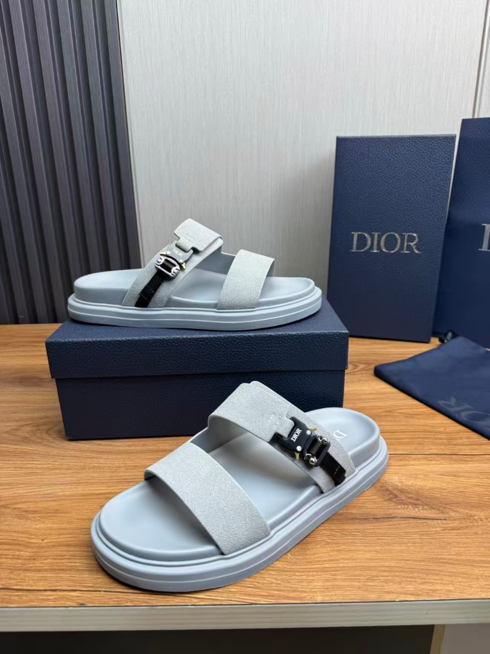 Dior - Aqua Slide in Dior Gray