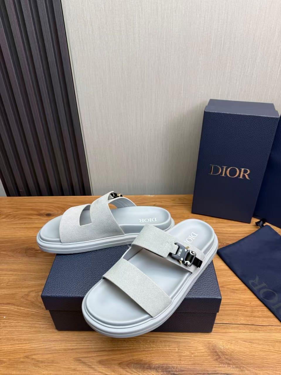 Dior - Aqua Slide in Dior Gray