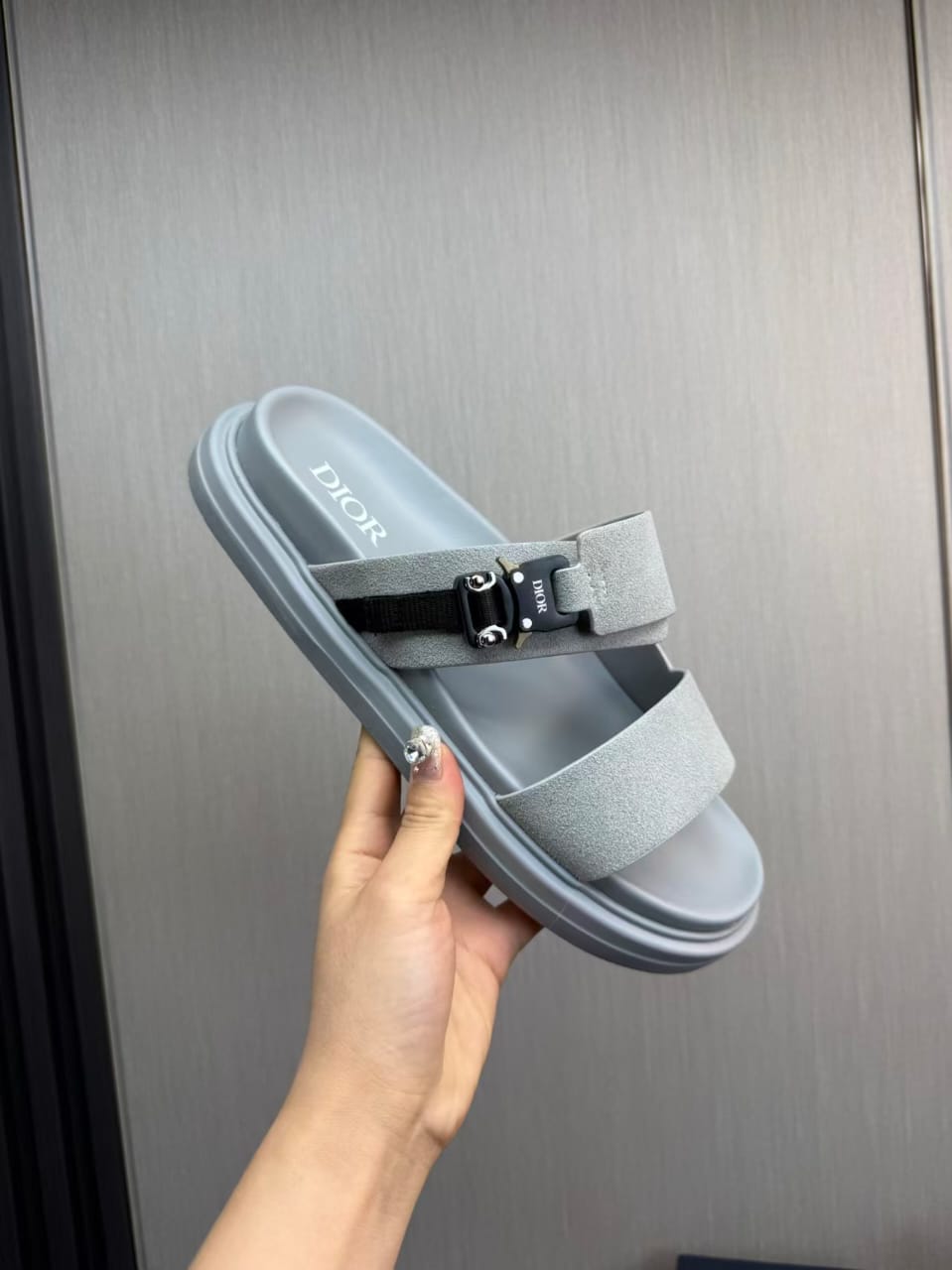 Dior - Aqua Slide in Dior Gray