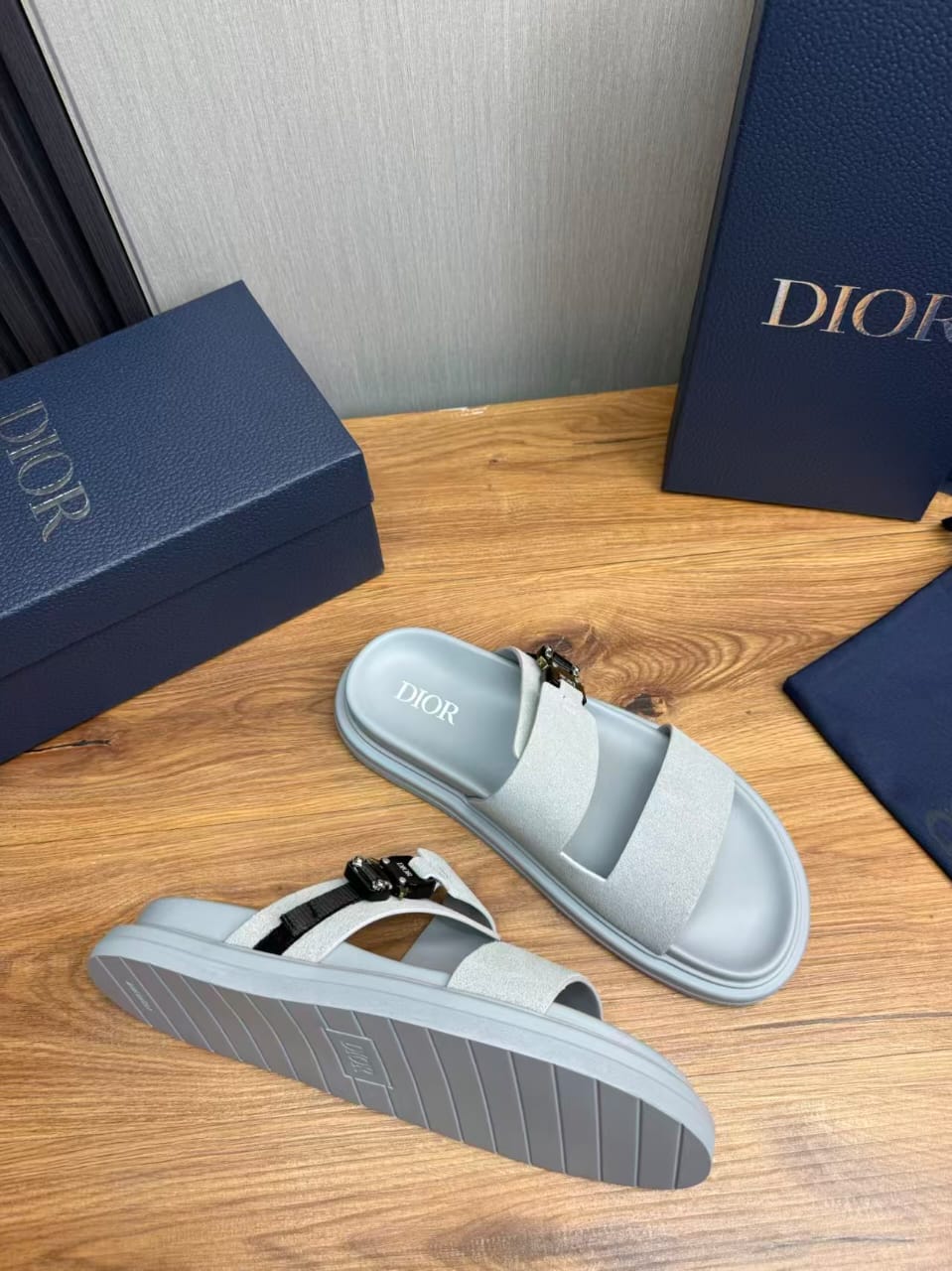 Dior - Aqua Slide in Dior Gray