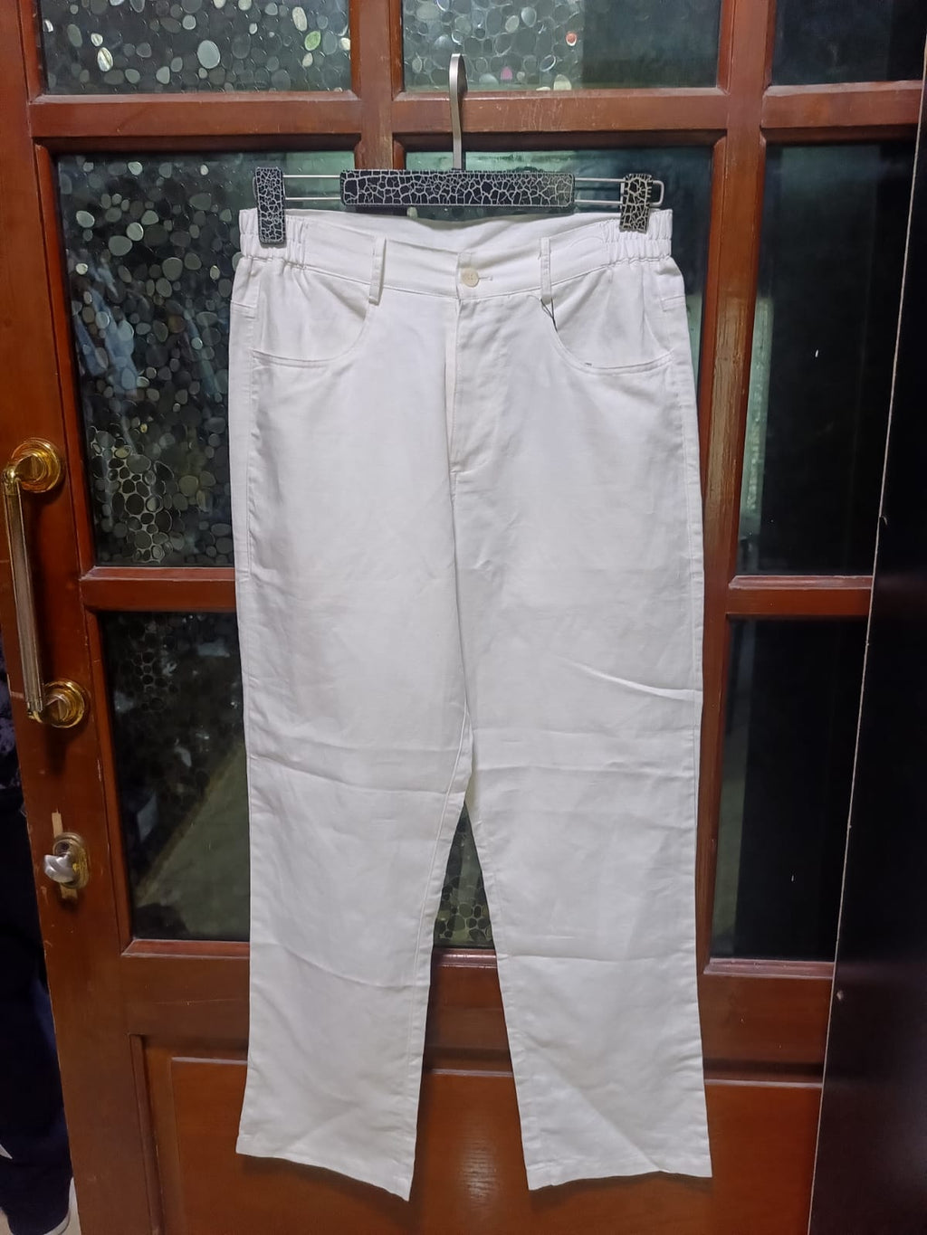 Brunello Cucinelli - Men's Straight-Leg Cotton Trousers in White