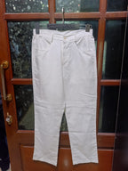 Brunello Cucinelli - Men's Straight-Leg Cotton Trousers in White