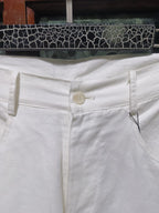 Brunello Cucinelli - Men's Straight-Leg Cotton Trousers in White