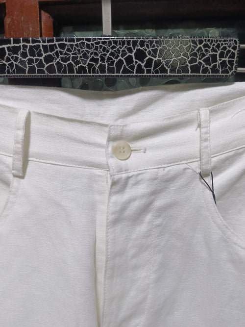 Brunello Cucinelli - Men's Straight-Leg Cotton Trousers in White