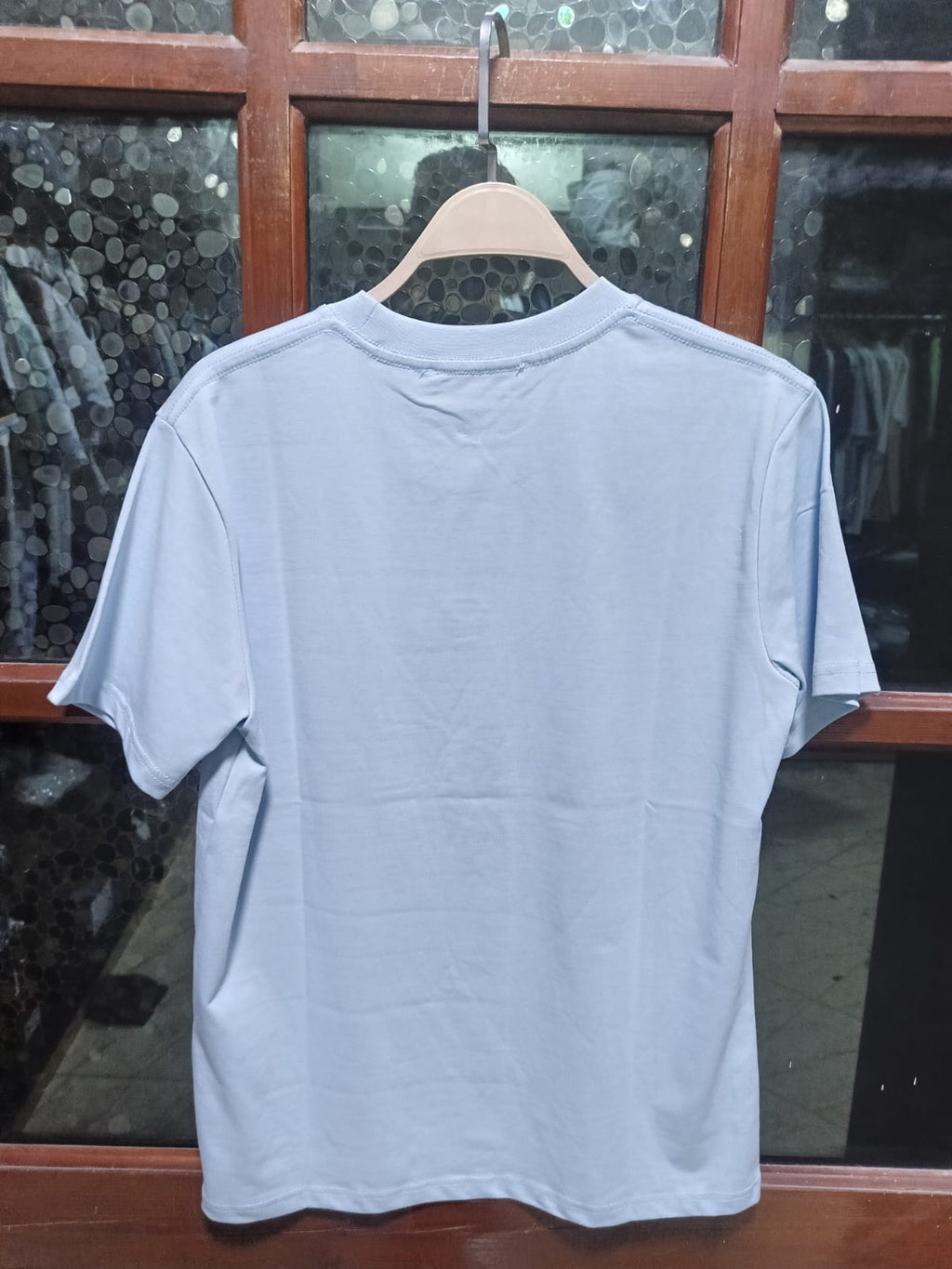 Valentino - Garavani VLogo Embroidered Cotton T-Shirt in Light Blue