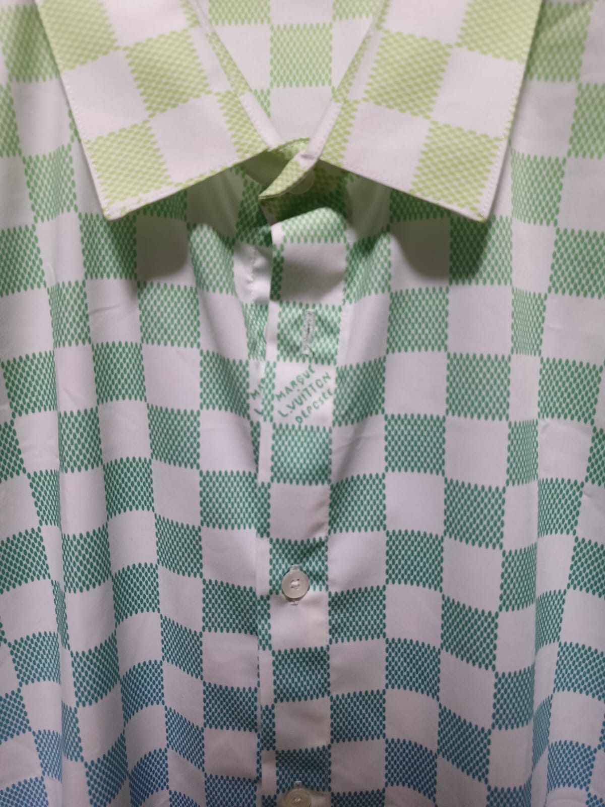 Louis Vuitton - Damier Pop Gradient Short-Sleeved Shirt in Multi-Color