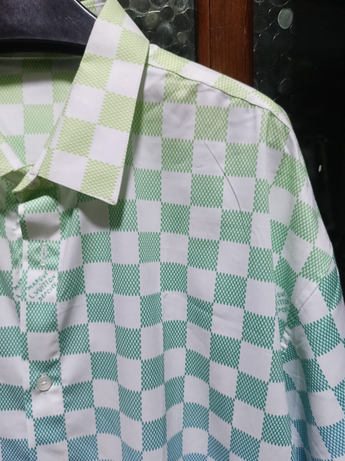 Louis Vuitton - Damier Pop Gradient Short-Sleeved Shirt in Multi-Color
