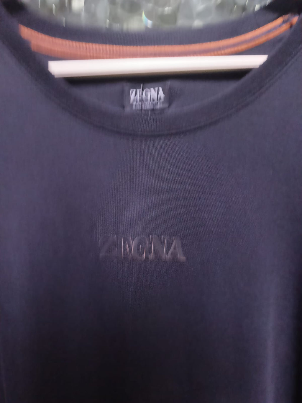 ZEGNA - Tonal Logo Embroidered Cotton T-Shirt in Dark Charcoal