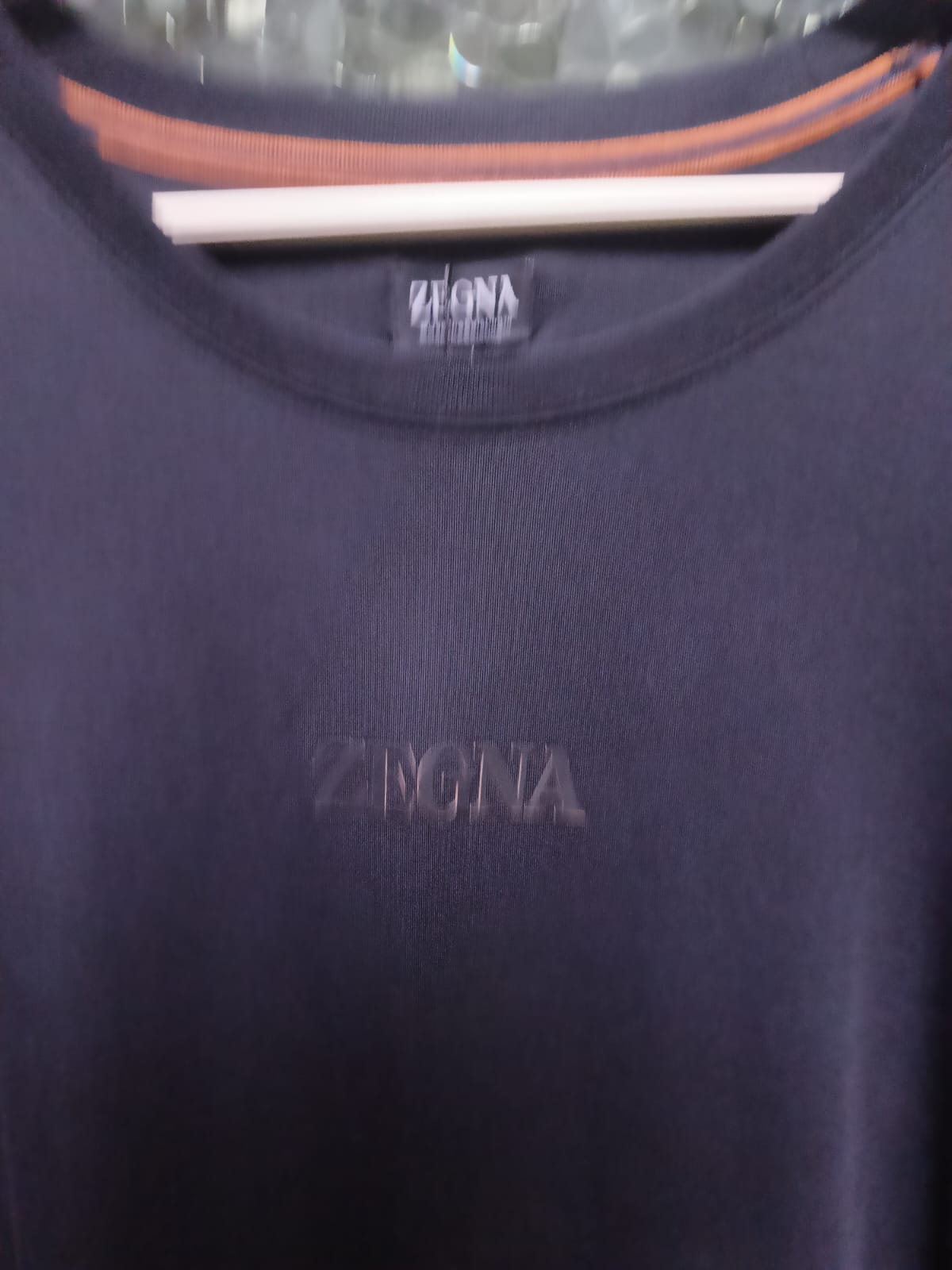ZEGNA - Tonal Logo Embroidered Cotton T-Shirt in Dark Charcoal