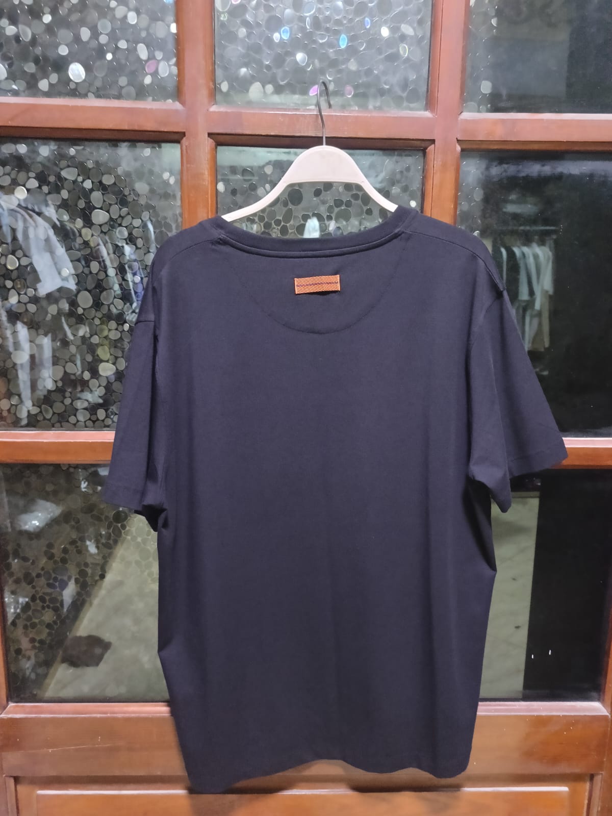 ZEGNA - Tonal Logo Embroidered Cotton T-Shirt in Dark Charcoal