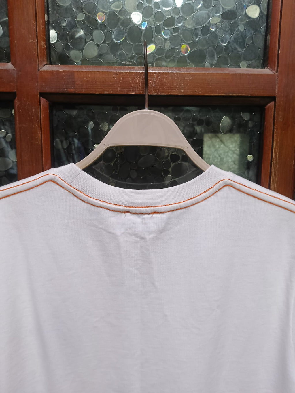 Hermès - Embroidered Equestrian Horse Motif T-Shirt in White Cotton