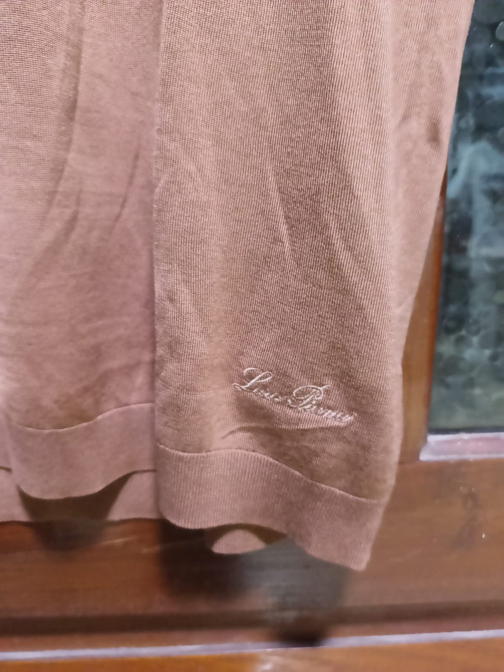 Loro Piana - Cotton and Silk Blend Knit Crewneck T-Shirt in Chestnut Brown