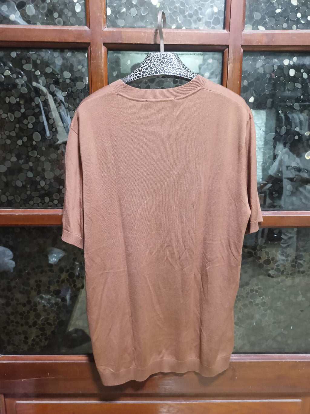 Loro Piana - Cotton and Silk Blend Knit Crewneck T-Shirt in Chestnut Brown