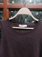 ANTESH - Ribbed Cotton-Cashmere Blend Knit Vest in Espresso Brown