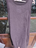 ANTESH - Ribbed Cotton-Cashmere Blend Knit Vest in Espresso Brown