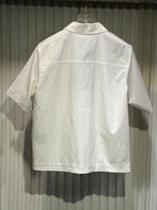 Prada - White Full-Zip Short Sleeve Utility Shirt