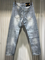 Gucci - Light Wash Straight Leg Denim Jeans