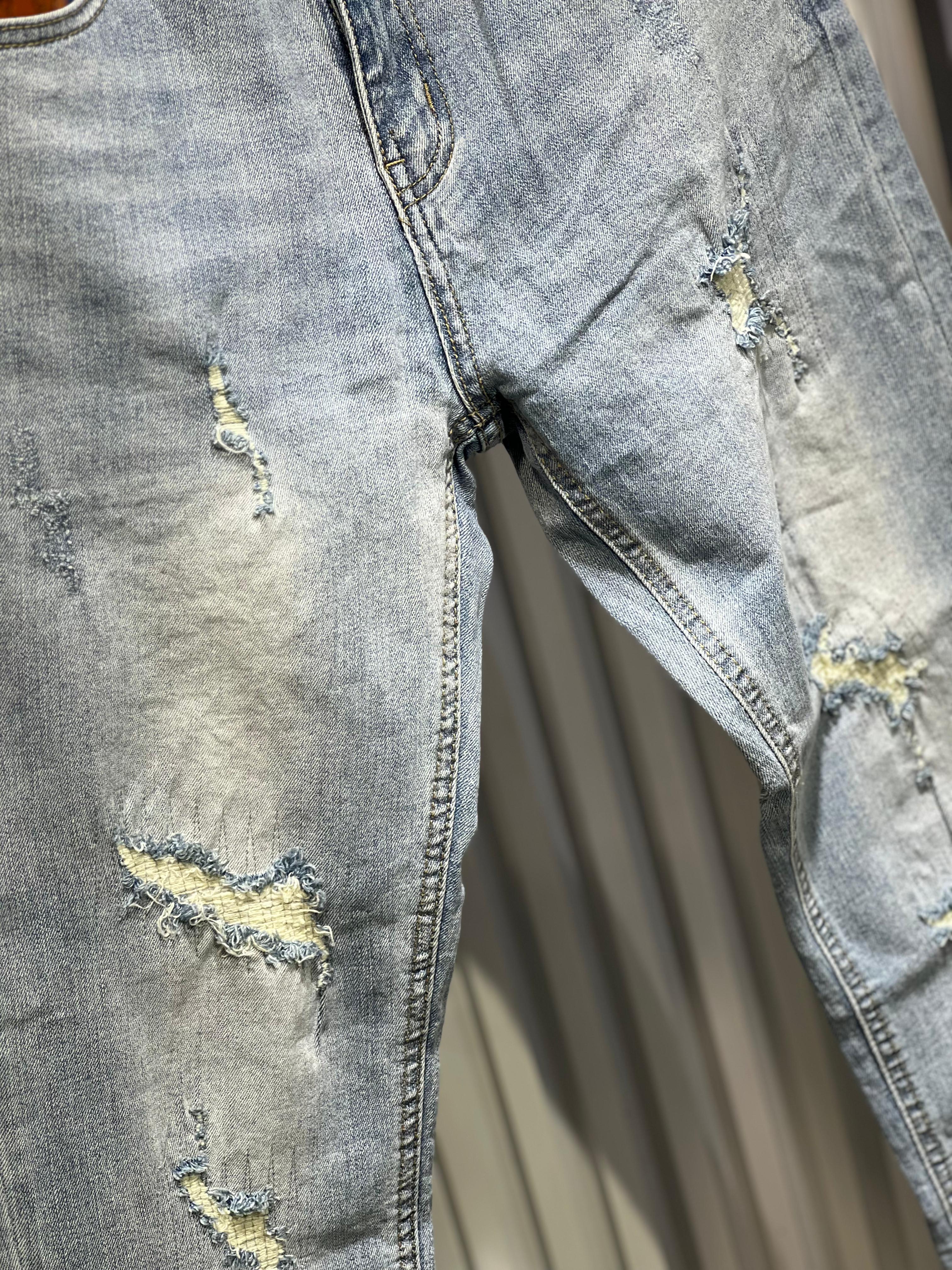 Gucci - Light Wash Straight Leg Denim Jeans