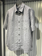 Dior - Grey Oblique Print Short Sleeve Shirt & Cargo Shorts Set