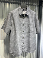 Dior - Grey Oblique Print Short Sleeve Shirt & Cargo Shorts Set