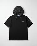 Prada - Black Hooded T-Shirt with Utility Pocket