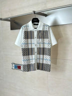 Louis Vuitton - Multi-Pattern Knit Polo Shirt with Monogram