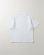 Prada - White Crew Neck T-Shirt with Calligraphy Logo Print