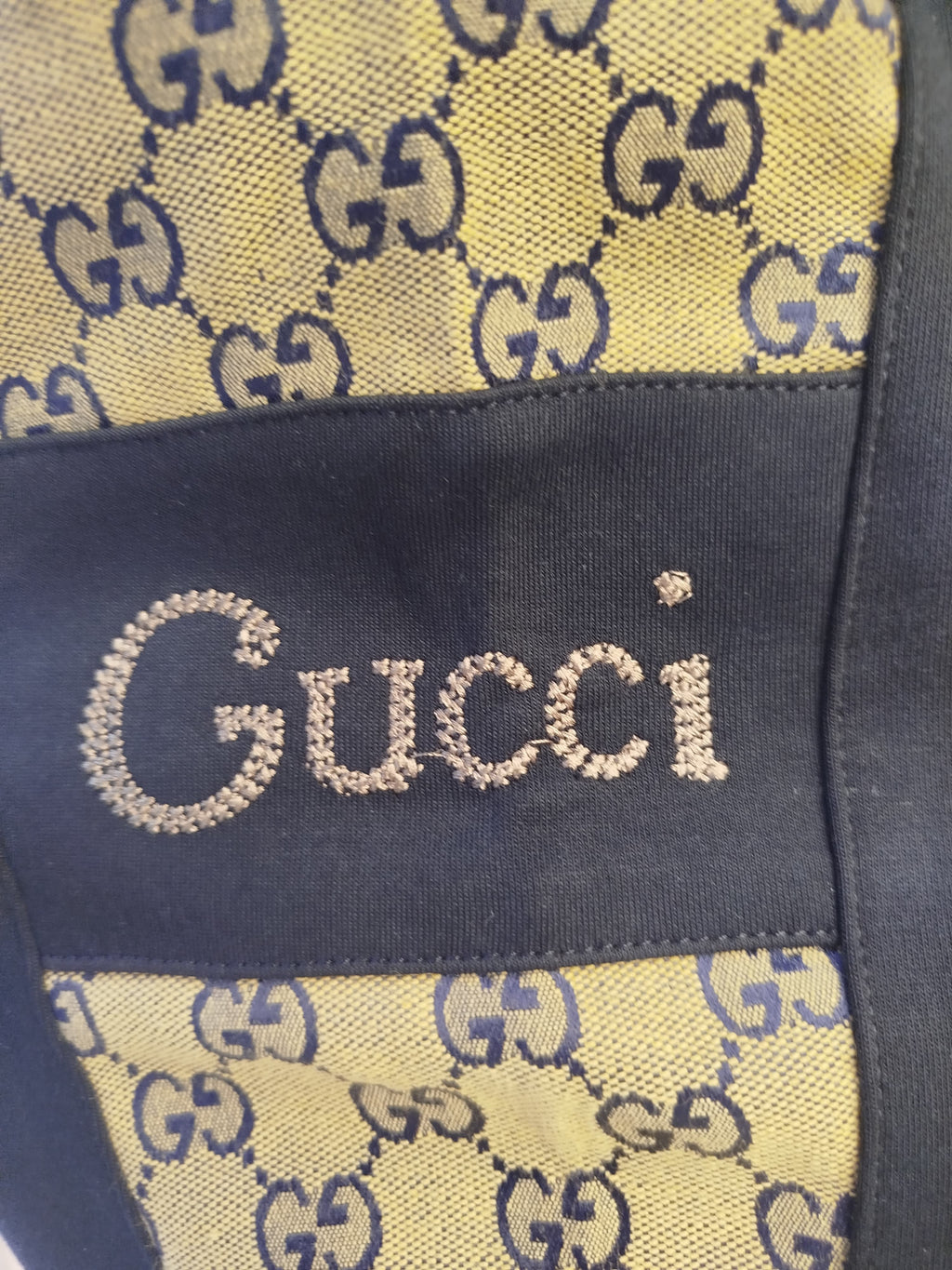 Gucci - Black & GG Monogram Drawstring Track Pants